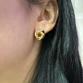 Boucles d’Oreilles Infini en Or 18K