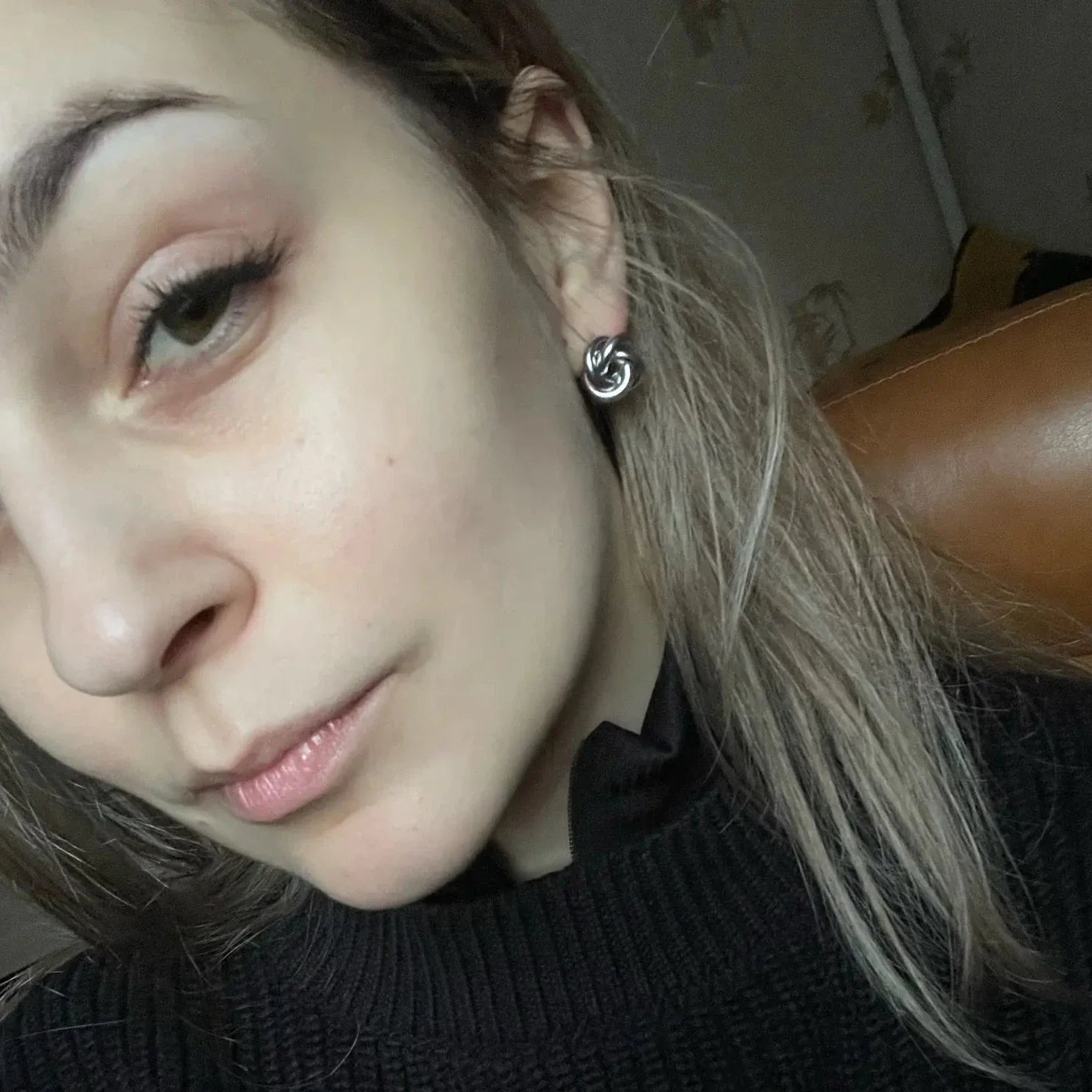 Boucles d’Oreilles Infini en Or 18K