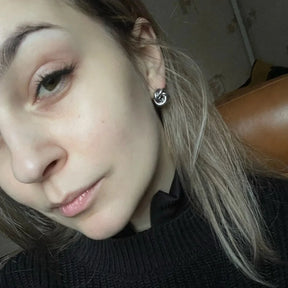 Boucles d’Oreilles Infini en Or 18K