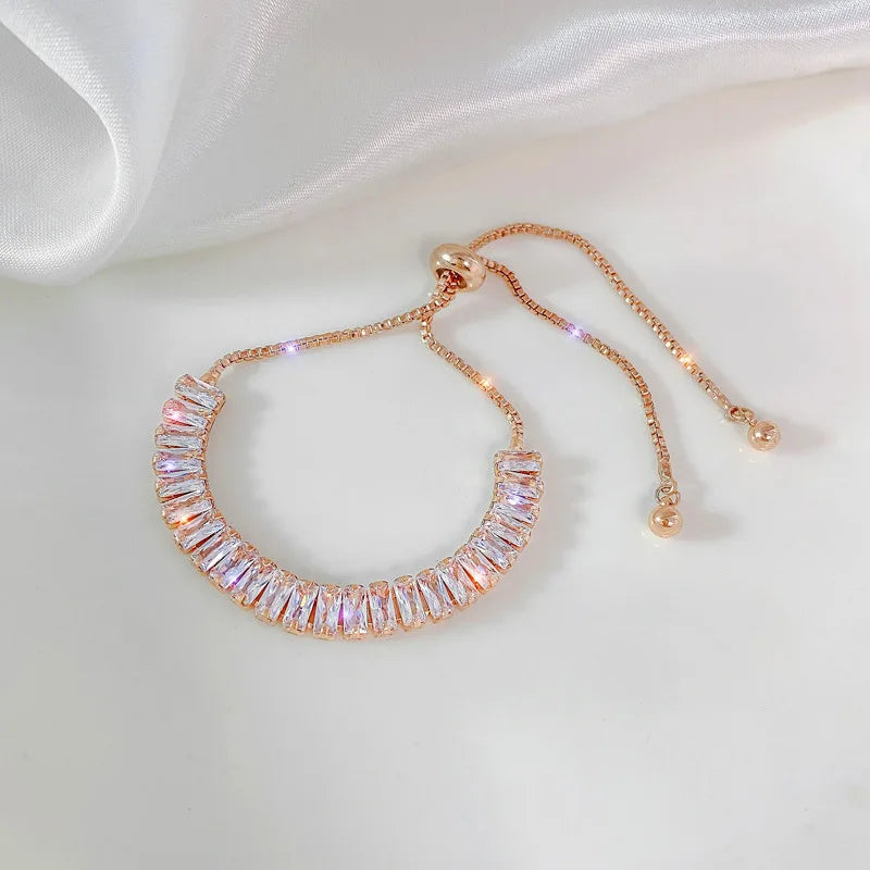 Bracelet Incrusté de Zircone Luxury