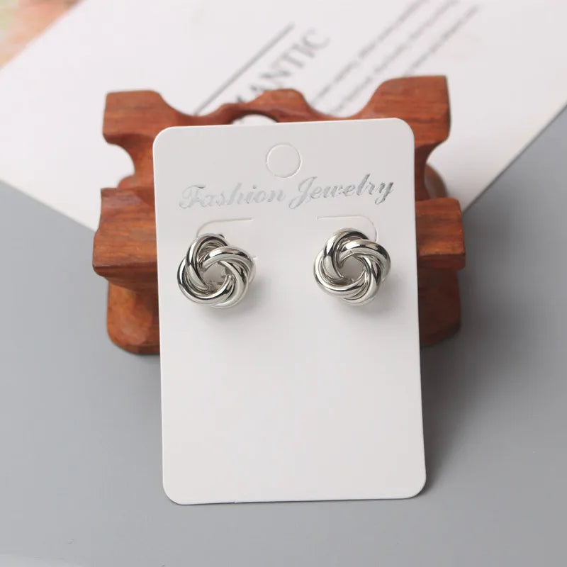 Boucles d’Oreilles Infini en Or 18K