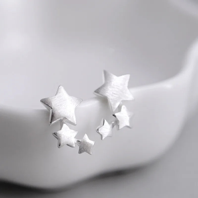 Boucle d’Oreille Étoiles Délicates