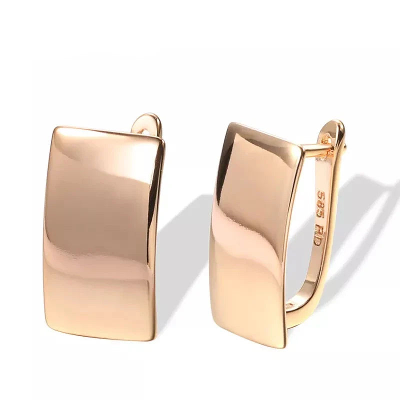 Boucles d’Oreilles Rose Scintillante