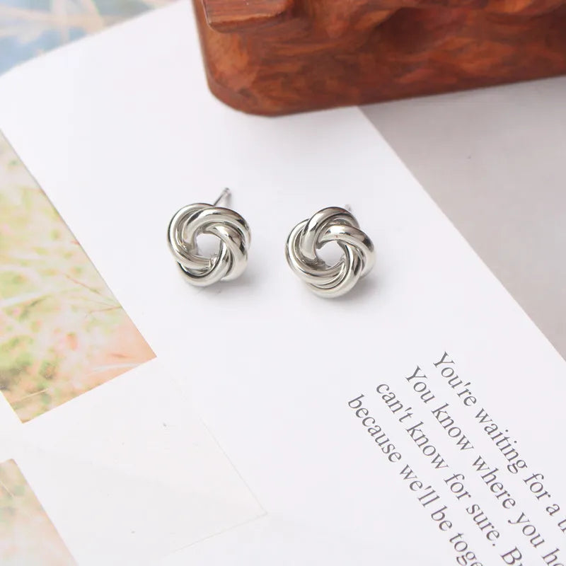 Boucles d’Oreilles Infini en Or 18K