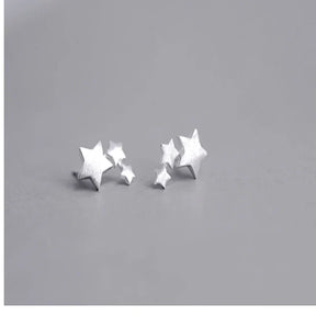 Boucle d’Oreille Étoiles Délicates