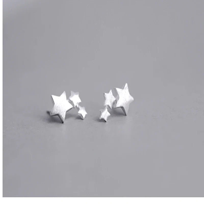 Boucle d’Oreille Étoiles Délicates