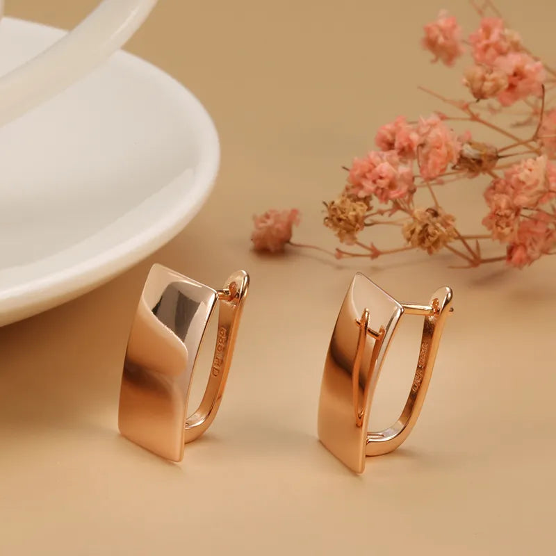 Boucles d’Oreilles Rose Scintillante