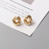 Boucles d’Oreilles Infini en Or 18K