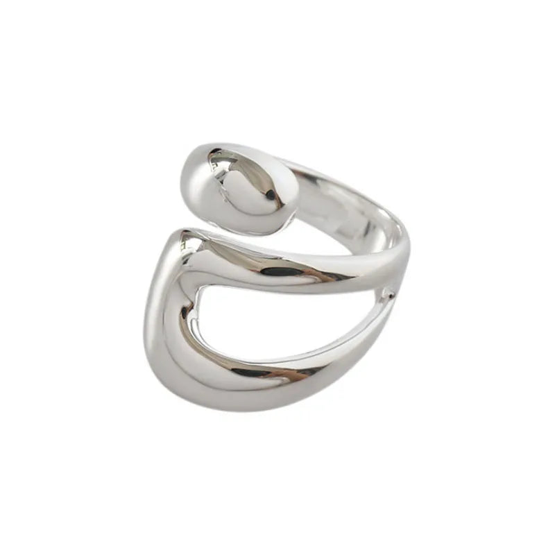 Bague Ajustable Minimaliste Géométrique