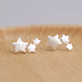 Boucle d’Oreille Étoiles Délicates