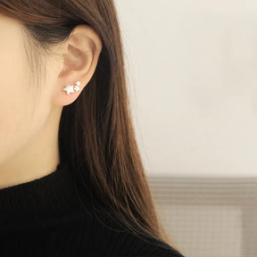 Boucle d’Oreille Étoiles Délicates