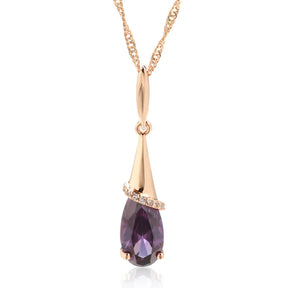 Collier Empire Sertie de Zirconium