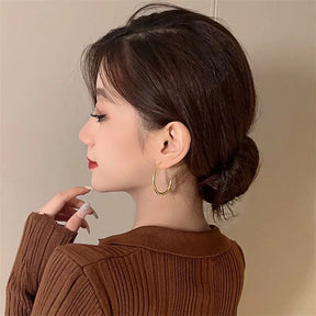 Boucles d’oreilles Ovale Géométrique