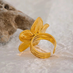 Bague Ajustable Fleur Radieuse