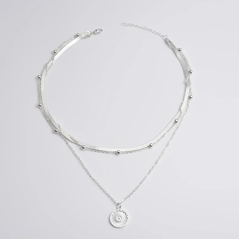 Collier Triple Luxy avec Zirconium