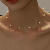 Collier Perles Délicates 18K