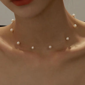 Collier Perles Délicates 18K