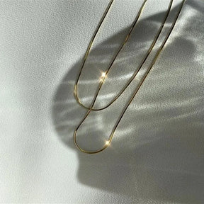 Collier Double Délicat 18K