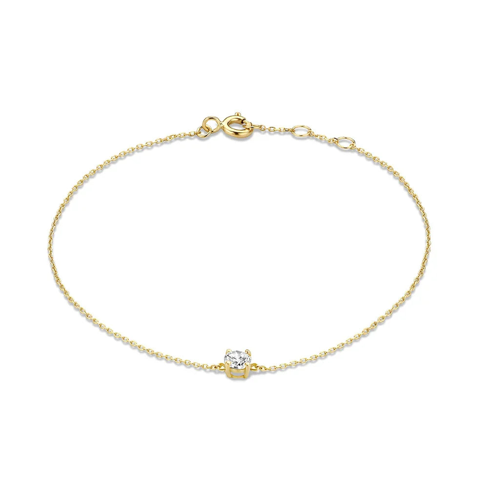 Bracelet Délicat avec Pierre de Zirconium