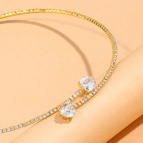 Collier Double Cœur