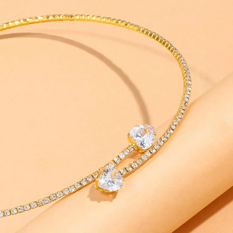 Collier Double Cœur