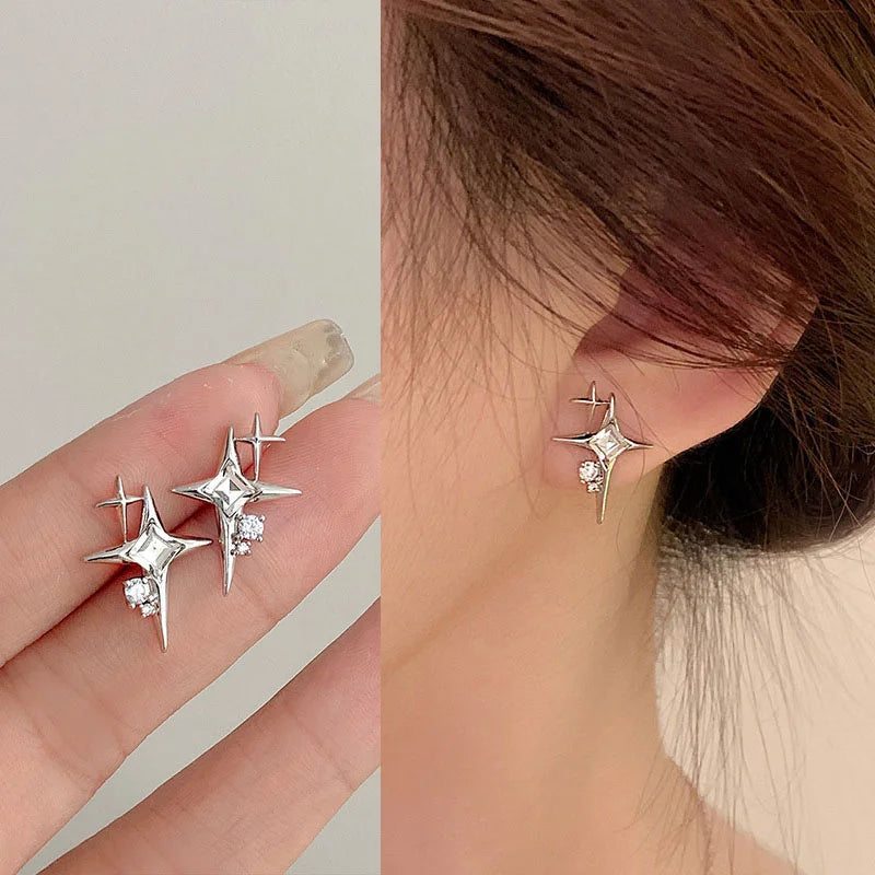 Boucles d’Oreilles Étoile Radieuse