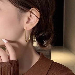 Boucles d’oreilles Ovale Géométrique