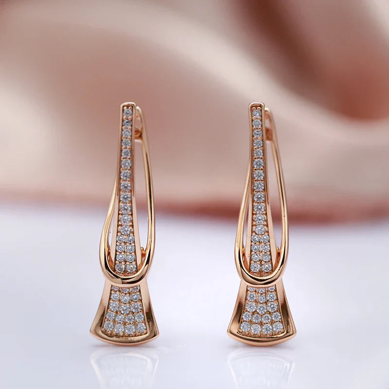 Boucle d’Oreille Romaine avec Zircone