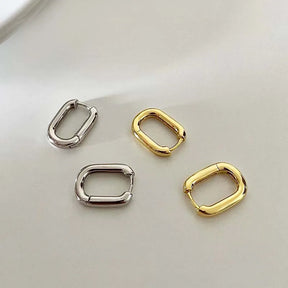 Boucles d’Oreilles Ovales Sophistiquées