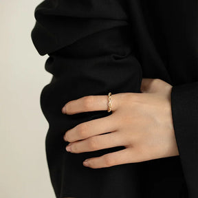 Bague Luxury en Or sertie de Zircon
