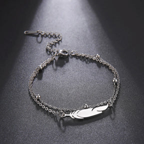 Bracelet de Cheville Nature Double