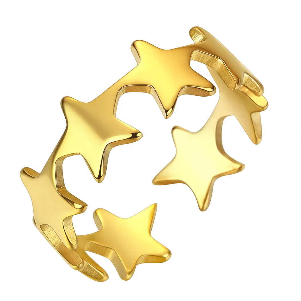 Bague Ajustable Étoile