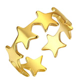 Bague Ajustable Étoile