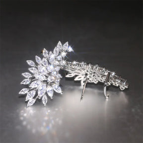 Boucles d’oreilles de Luxe avec Pierres en Zircon