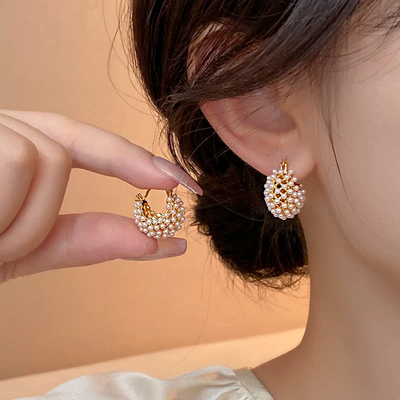 Boucles d’oreilles Perles Délicates