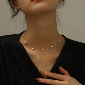 Collier Perles Délicates 18K