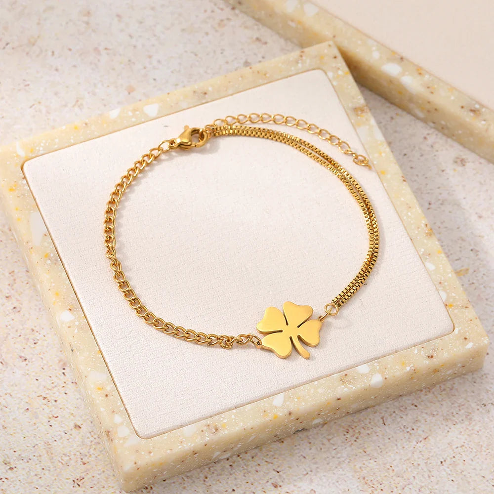 Bracelet Trèfle de la Chance Ibiza