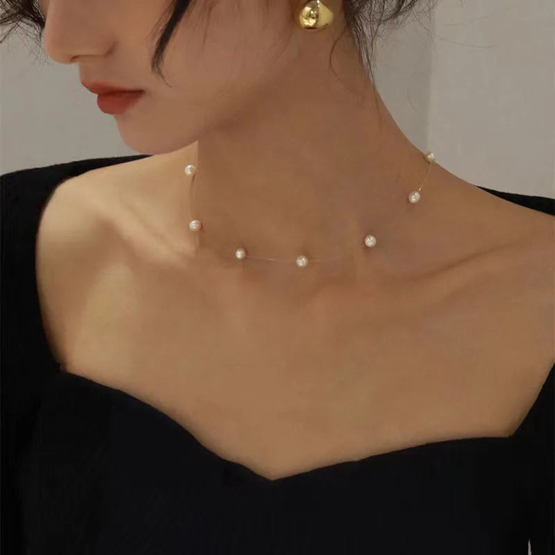 Collier Perles Délicates 18K