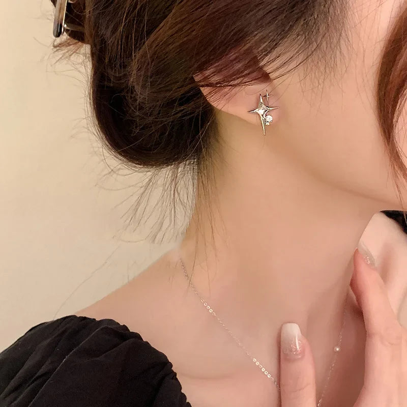 Boucles d’Oreilles Étoile Radieuse