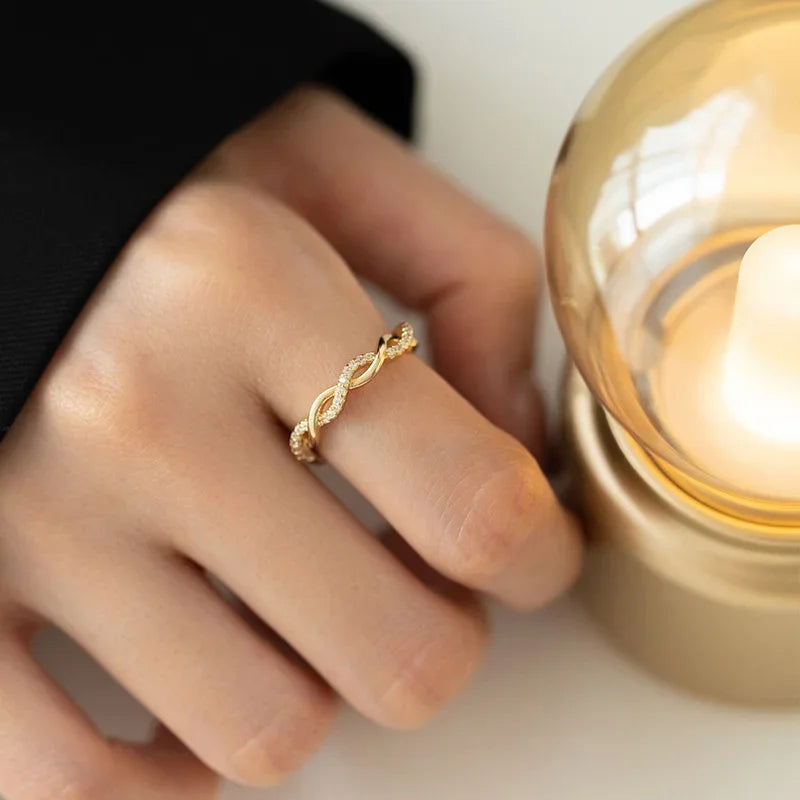 Bague Luxury en Or sertie de Zircon