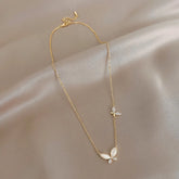 Collier Double Papillon