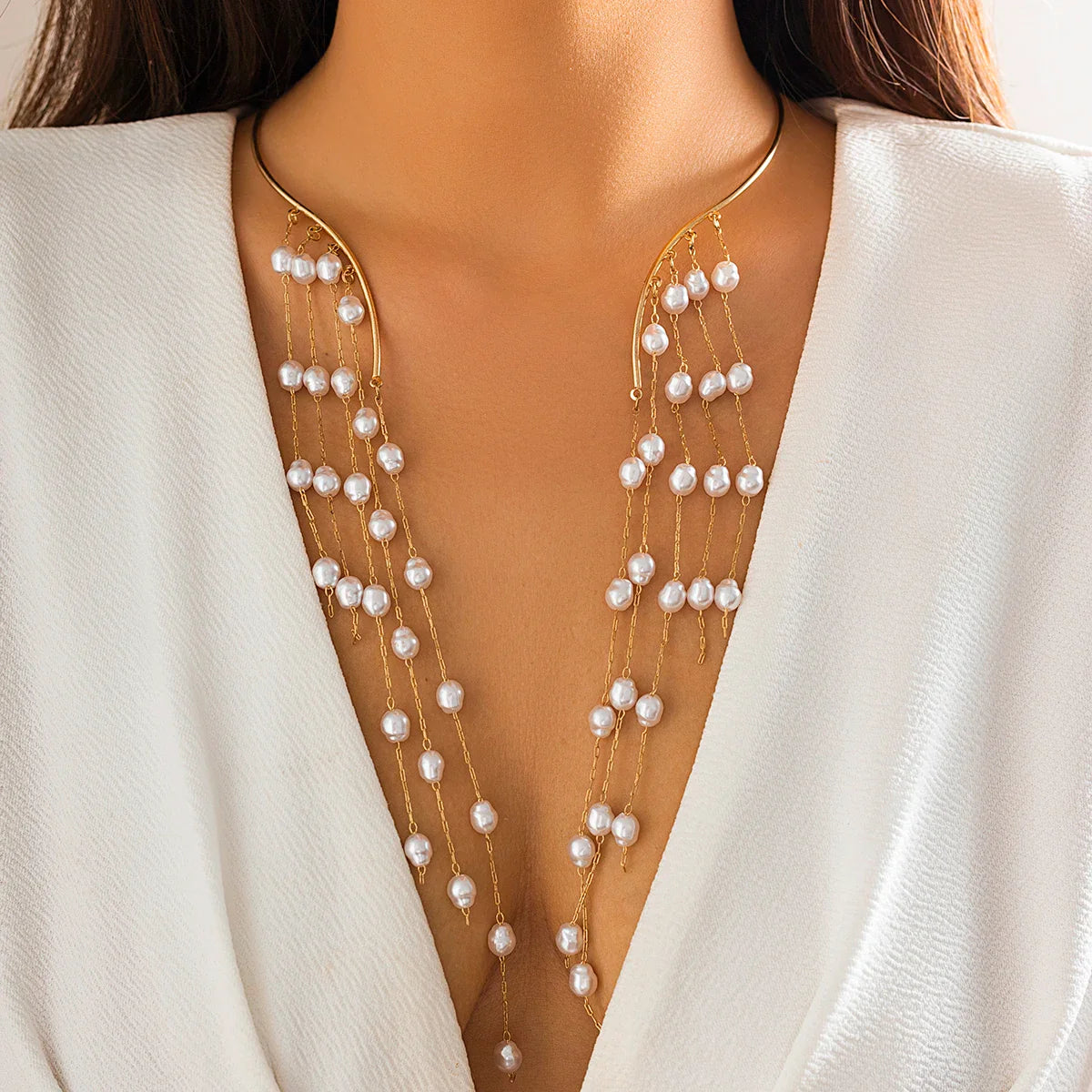 Collier Long de Perles