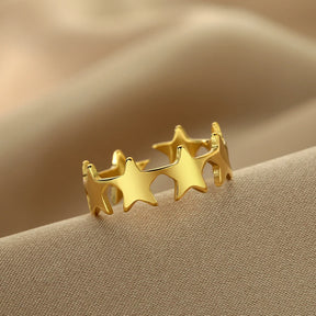 Bague Ajustable Étoile