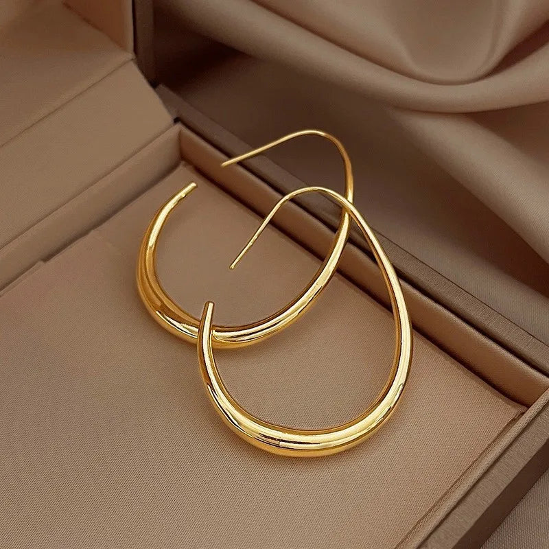 Boucles d’oreilles Ovale Géométrique