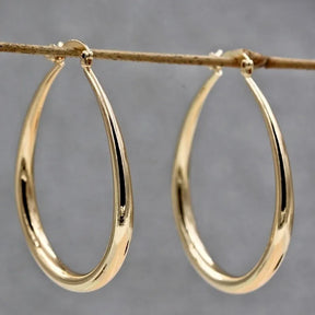 Boucles D’oreilles Créoles en Or 18 carats