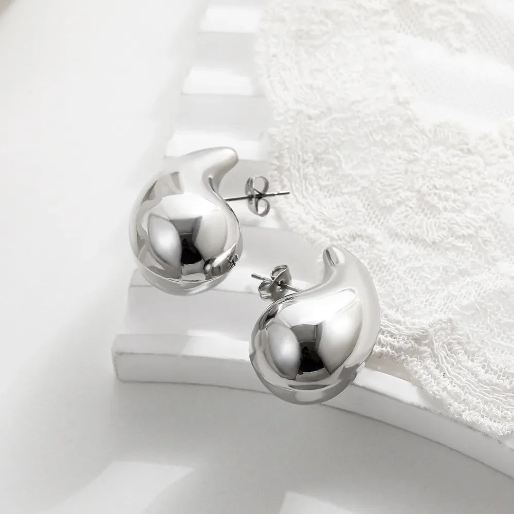 Boucles d’Oreilles Ovales Charme Céleste