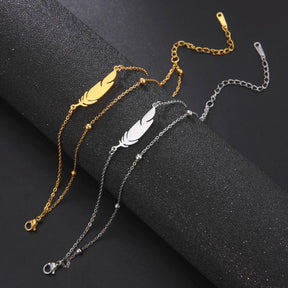 Bracelet de Cheville Nature Double