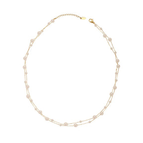 Ce Collier Double de Perles Glamour