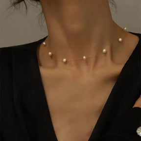 Collier Perles Délicates 18K