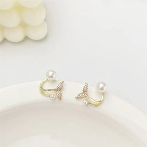 Boucles d’Oreilles Sea Nacré en Or 18K
